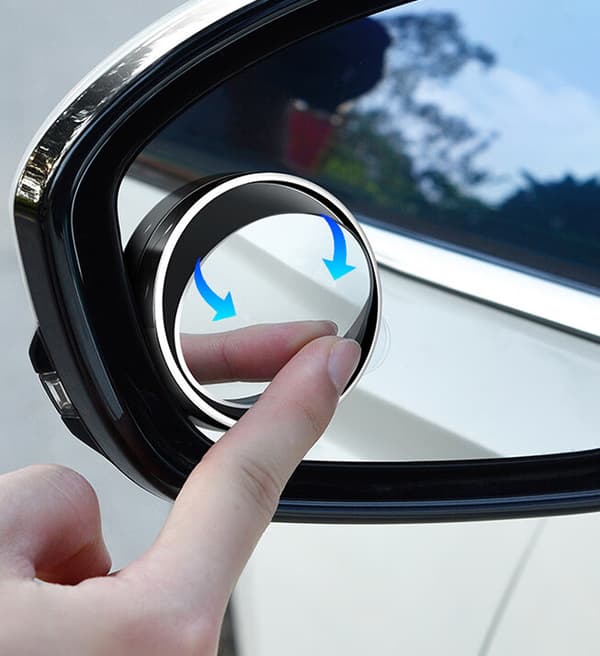 4 automatiske sugekopp-backspeil Buede parkeringsspeil