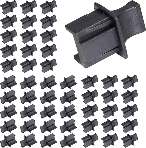 50-pack dammskydd för RJ45 Ethernet-hubb Bl DXGHC