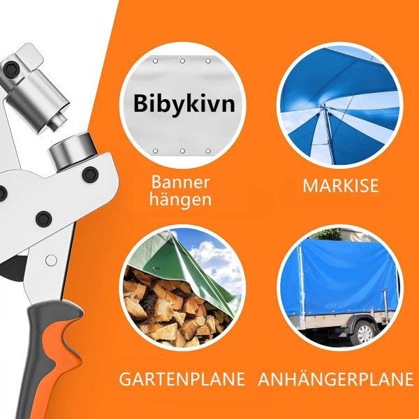 Silmukka-pihdit pressu- ja kangasmateriaaleille - Ammattimainen silmukka-pihdit