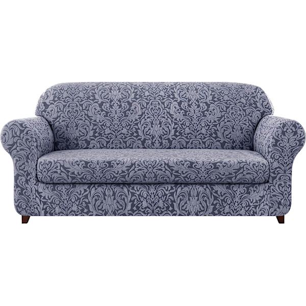 Sofa Betræk Sofa Betræk 2-delt Jacquard Damask Overtræk til 2 C