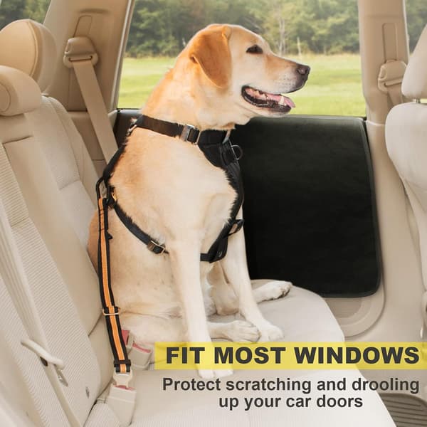 Louvra Dörrskydd för Hundar 2-pack Hundbil Dörrskydd