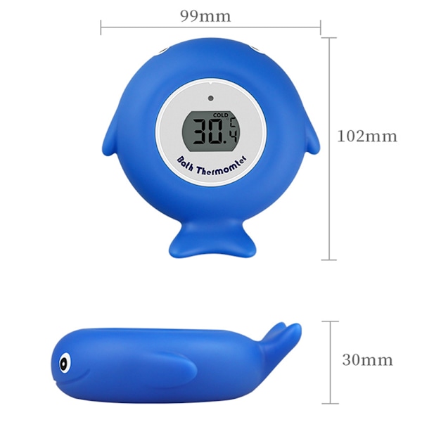(Blå) Babybad Vattentermometer Smart Elektronisk Termometer Annons