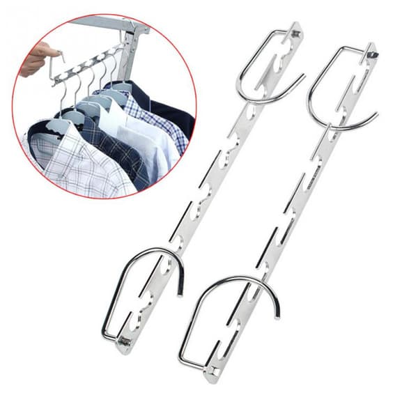 Metalfrakkeholder Multifunktionel Foldbar Metalfrakkeholder til Hotel