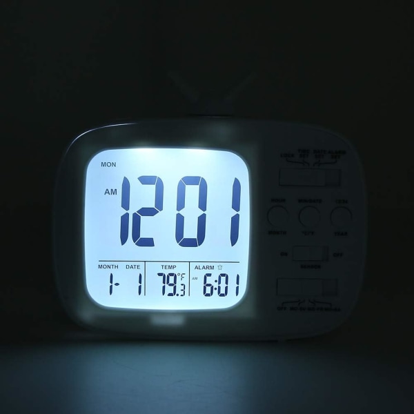 Digital väckarklocka, multifunktionell intelligent väckarklocka med