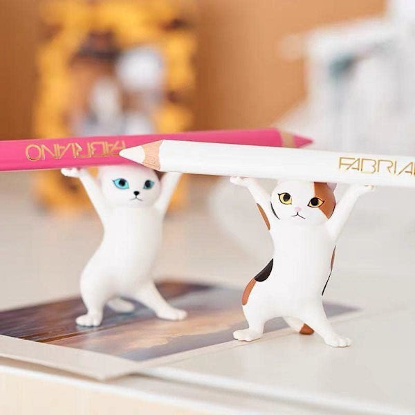 Söta Presenter - Bedårande Katt Pennahållare - Kawaii Katt Presenter för Katt