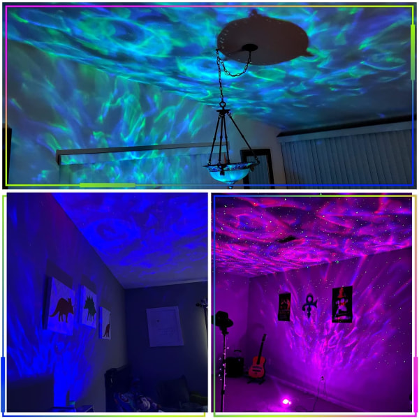 Galaxy Stjerne LED Projektor Lampe, Stjerneklar Himmel Loft Projektor