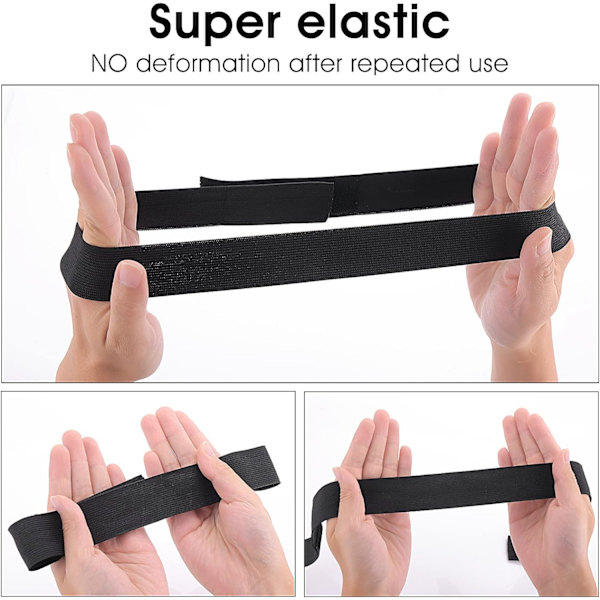 3-pack Perukhuvudband, Elastiska Perukband, Kantband, Spets