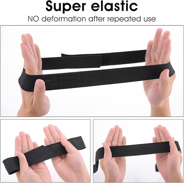 3 Stykker Parykkhodeband, Elastiske Parykkbånd, Kantleggingbånd, Blonder