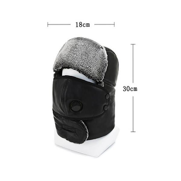 Unisex Vinterøreflapper, Trooper, Trapper, Bomberhatt, Holder Varmt