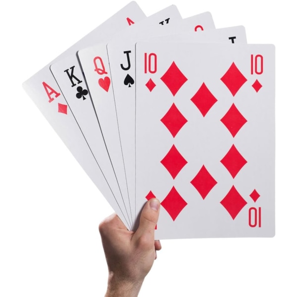 5"X7" Jumbo spillekort Giant Deck Poker