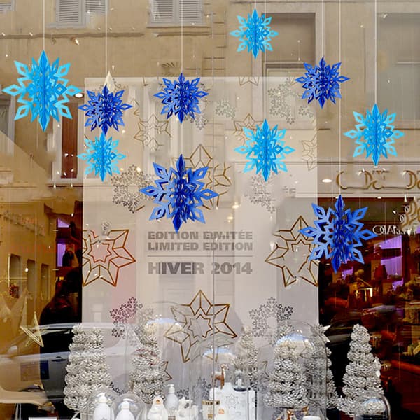 18 stk Julepynt Kreative Snøflak Hengepynt