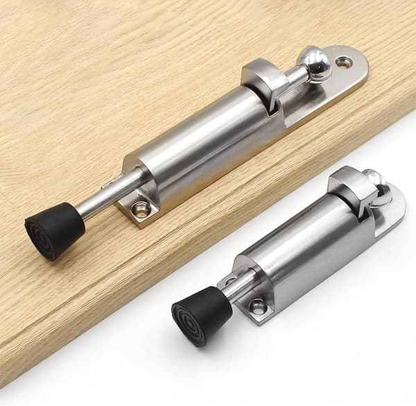 Dørstopper med Fjeder, Metal Dørstopper, Dørgreb