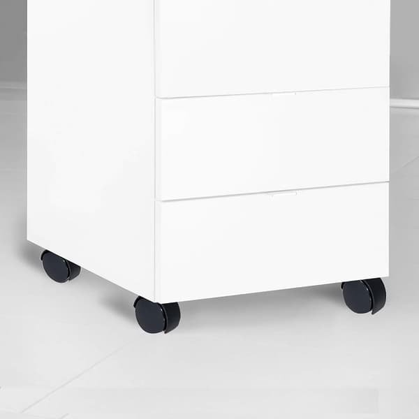 4 kpl pyöriviä pyöriä Ø 50 mm kiinnityslevyllä/kuulalaakerilla Bl