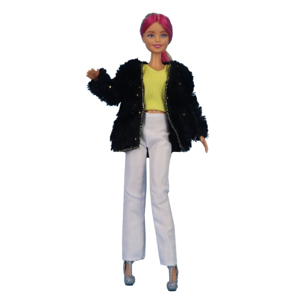 12 stycken vinterkläder 29 cm Barbie docka 6 poäng skida