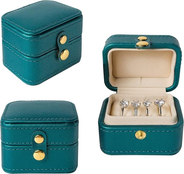 Rejsering Organizer Box - Premium Håndlavet Smykkeskrin