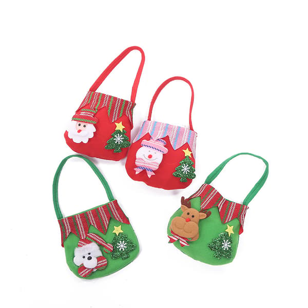4 Julepynt Gavepose Gavepose Julemand Snemand Tote b