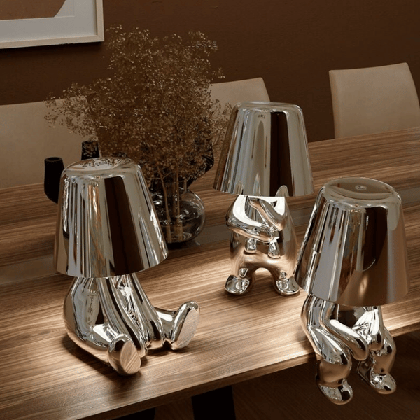 Thinker - Kreativ Samling Lampe Lille Gylden Mand Stue