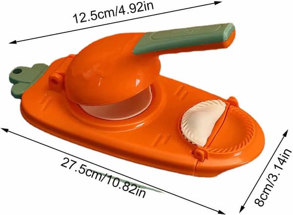 Dumpling Maker Maskin, 2 i 1 Manuell Deigpresse Dumpling Wrapper