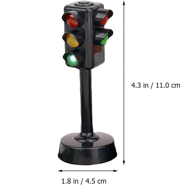 Mini Trafikljusskyltar Leksaker Roliga Tidiga Utbildningsmodeller Leksak C