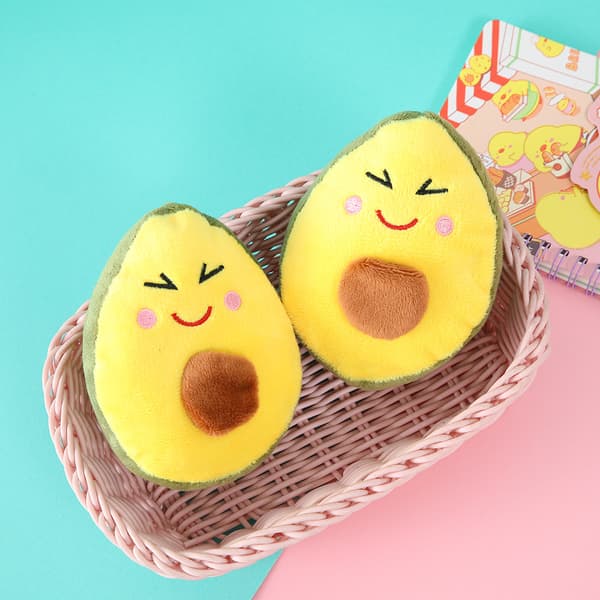 4 kpl Lemmikieläinten Simuloitu Avocado Hammaspuhdistuspalat