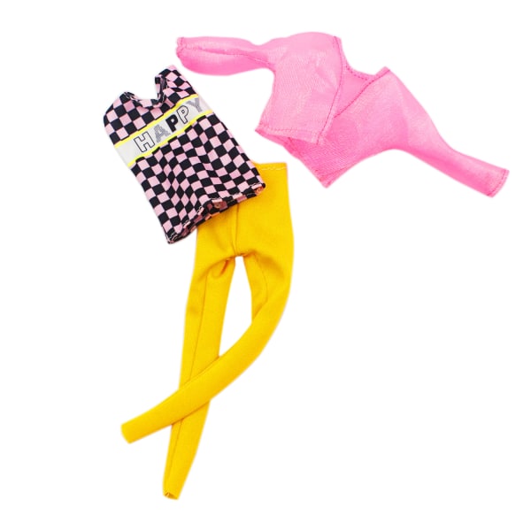 7-delars set med 30cm Barbie dockkläder Modekostym Nytt utländskt