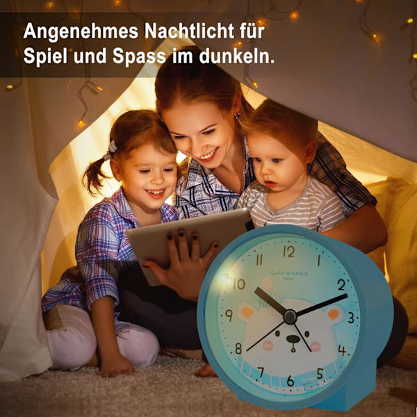 Barnalarmklocka, Reseklocka, Liten Lätt Reseklocka