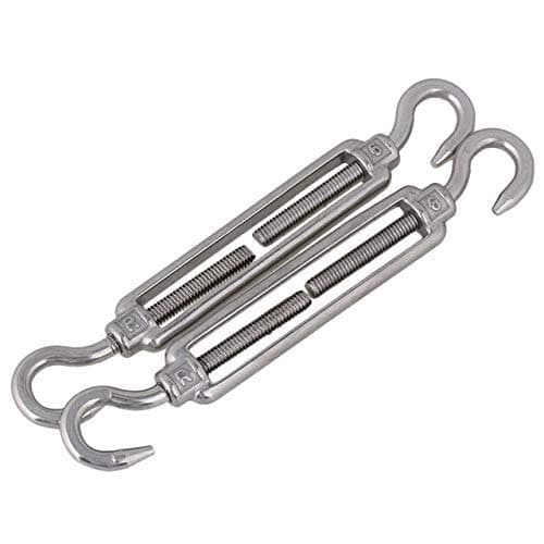 5 stk M6 rustfritt stål 304 strammeskruer for vaier (krok a