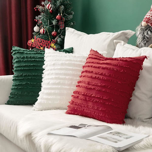 Sett med 2 Julepynt Boho Putesett i Lin S