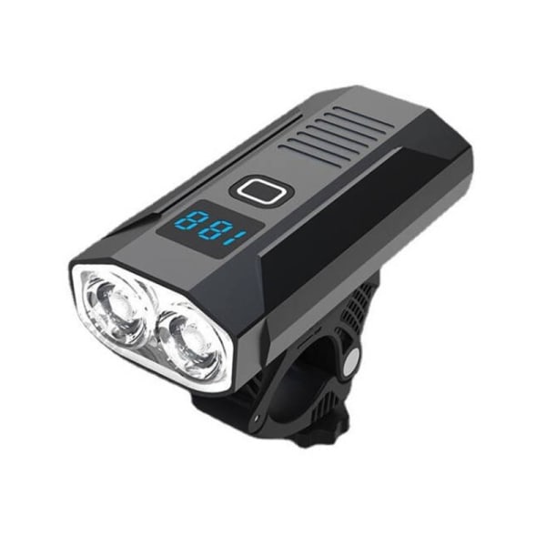 LED cykellampa USB uppladdningsbar mountainbikelampa allt-i-ett