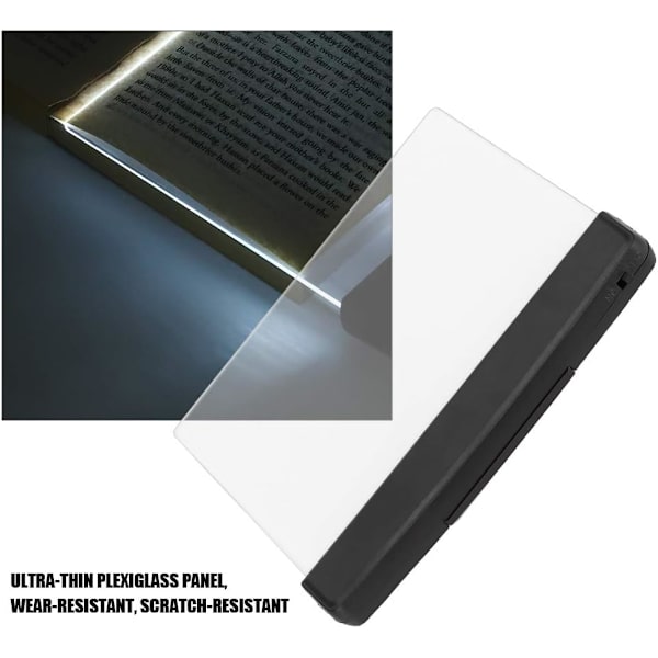 LED Ficklampa, LED Läslampa, Avtagbar Klipppanel