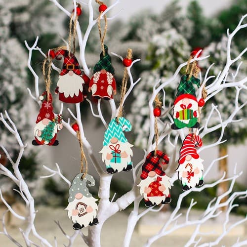 9 stycken julhusfest charm 15.5*10*1.5cm (endast 9 st)