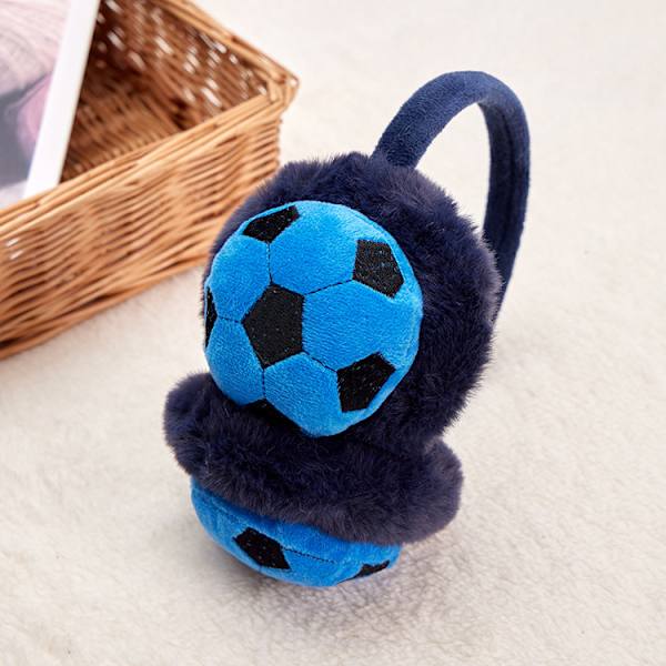 Unisex Plåsteröron Varma Fotbollsmönster Öronmuffar för Barn