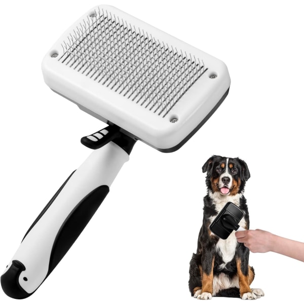 Hundborste, självrengörande hårborttagningsborste för hundar och katter Pet G