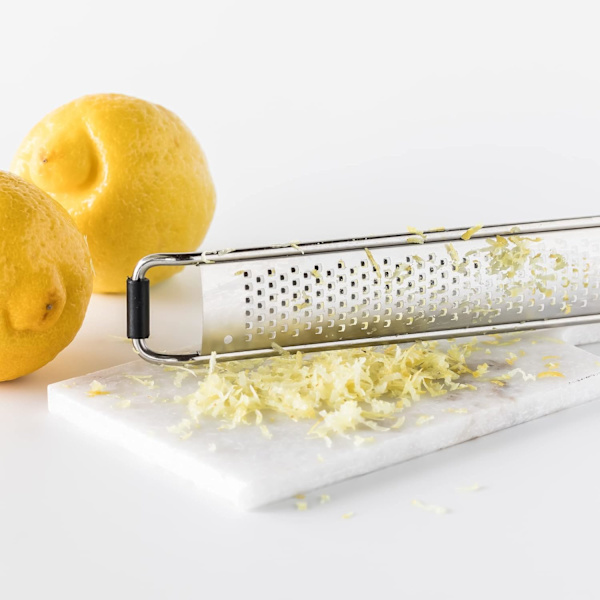Rustfrit stål citron citronskalrivejern multifunktionel ergonomisk