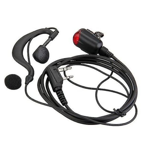 Öronkrok Led Headset Hörlur Öronsnäcka Kompatibel med Walkie DXGHC