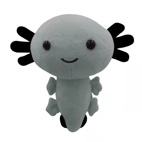 Grå Salamander Plyschdjur Axolotl Plyschdjur Hexagon Dinosaur