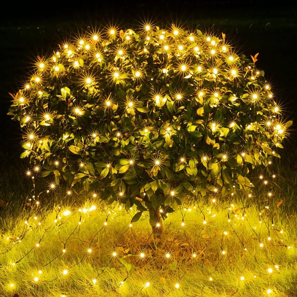 Christmas Net Lights, 192 LEDs 9,8 fot x 6,6 fot Outdoor Christmas Li