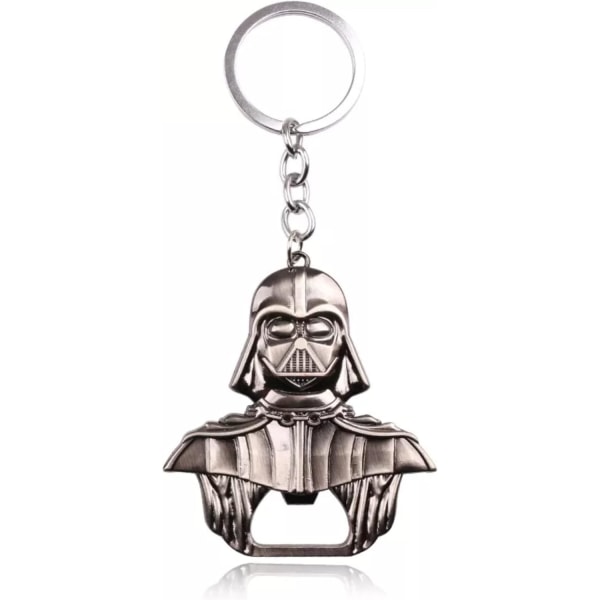 Darth Vader Flasköppnare som Nyckelring, Blank Svart, Solid Konstru