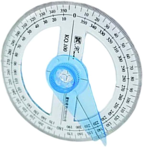 2 st Cirkelgrader 360° Ritverktyg Graderingsverktyg
