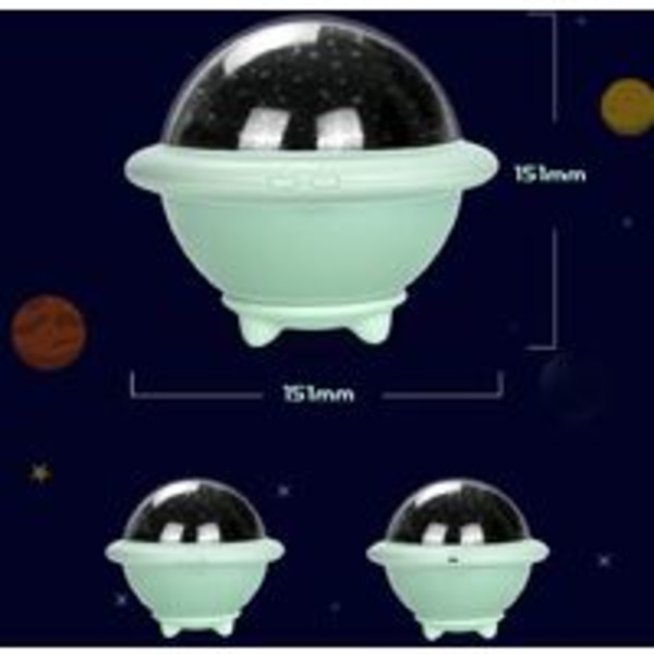 Romantisk Stjerneprojektor Lampe - Stjernehimmel Atmosfære