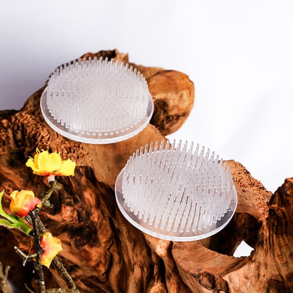2-pack Blomstergroda, Klar Plast Nålblomsterarrangemang H