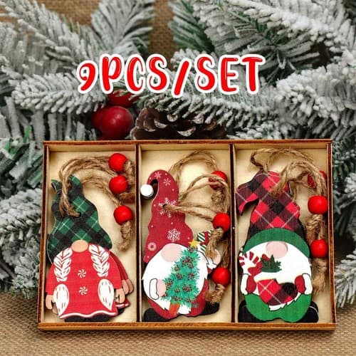 9 stycken julhusfest charm 15.5*10*1.5cm (endast 9 st)