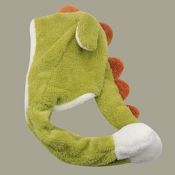 Dinosaur Hat med Ører - Dyr Hat Blød Kostume Hat, Dino