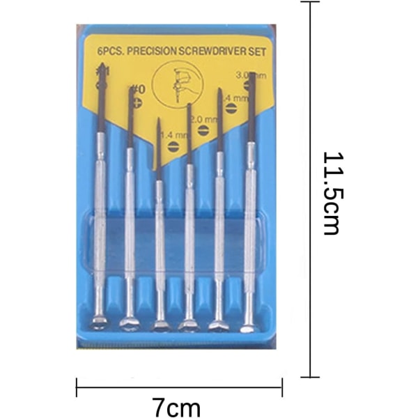 Mini Skrutrekkersett Liten Skrutrekkersett i etui Presisjon R