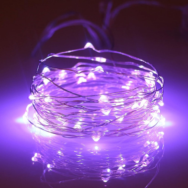 Batteridrivna 6,6 fot/2 m 20 LED-ljusslingor Blinkande Jul