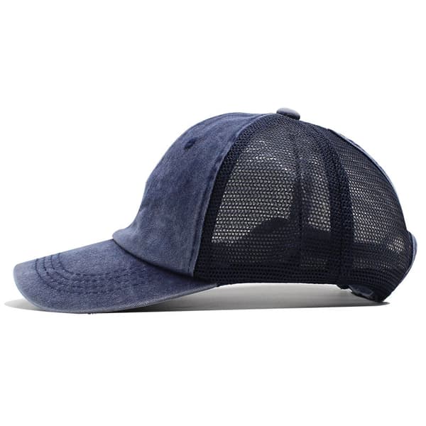 Vasket Baseball Caps Hestehale Caps Buede Caps Mesh Cap