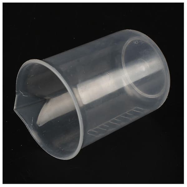 2 st 50 ml laboratorieplast vatten vätskemätkopp Tra DXGHC