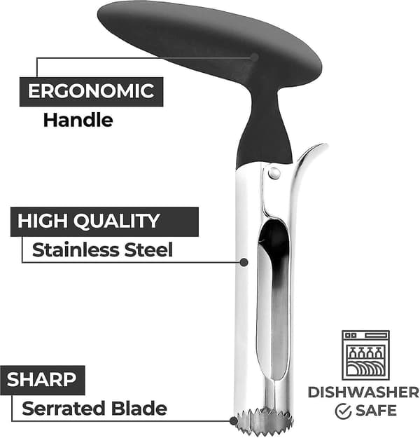 Premium Apple Corer - Lätt att använda Slitstark Apple Corer för Pea DXGHC