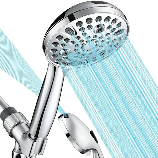 Suihkupää käsisuihkulla - 9 tilaa + Jet Power Wash 4.7\" Sade