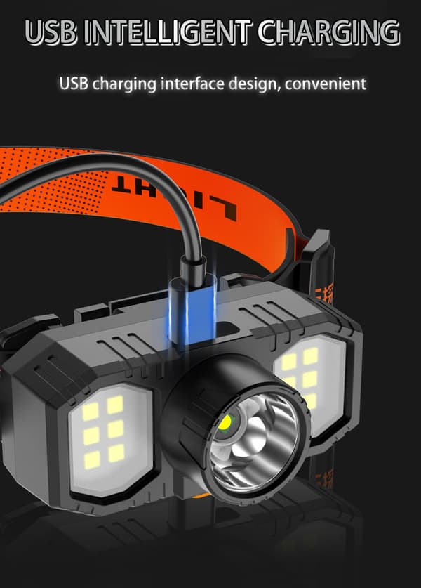 Uudet LED-otsalamput COB Mini Valo Ulkoilma Pitkä Ammunta Päässä